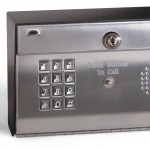 proximity card reader for access controlled gate