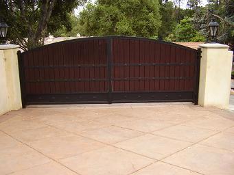 security driveway gate from outside