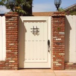 wooden entrance gate