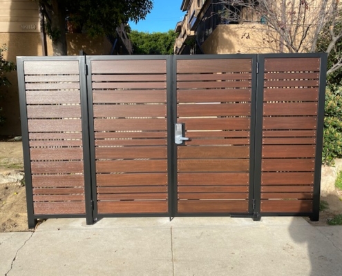 HOA gate project with keypad